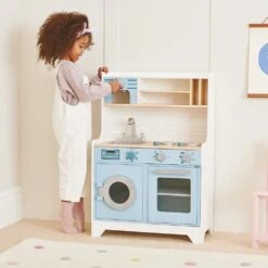 Coffee Bean Wooden Toy Kitchen -Great Little Trading Co l5304 5