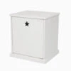 Star Bright Bedside Table, Bright White -Great Little Trading Co l5353 1