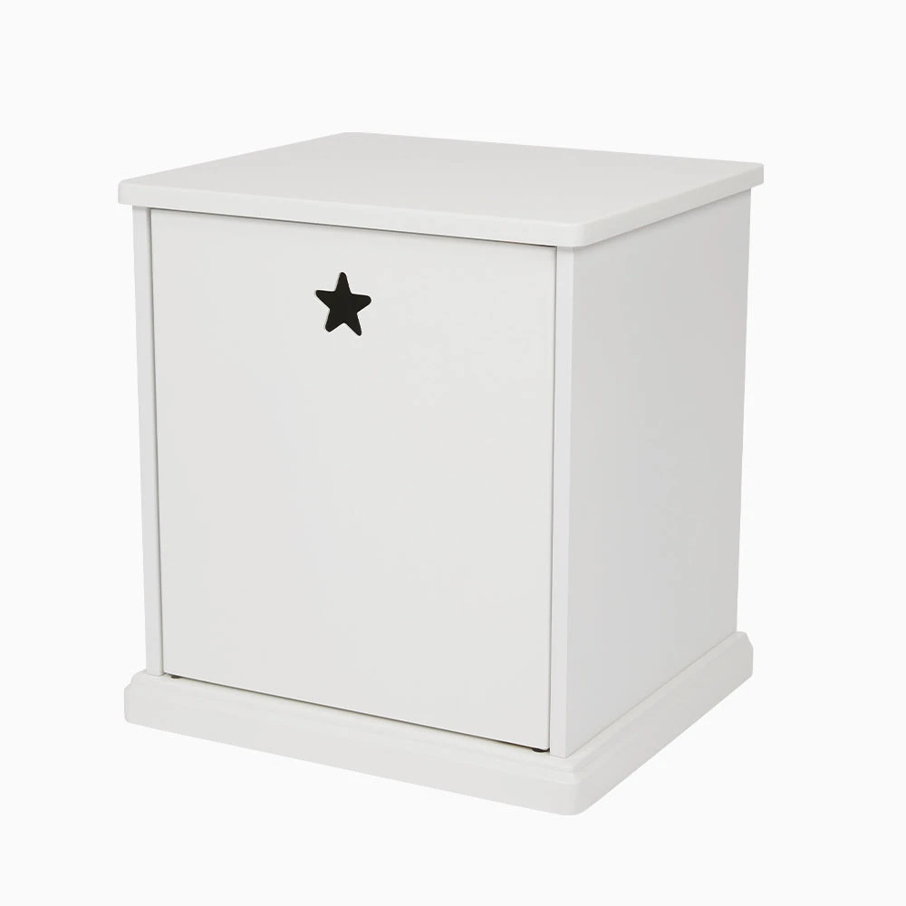 Star Bright Bedside Table, Bright White 3 Star Bright Bedside Table, Bright White
