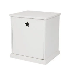 Star Bright Bedside Table, Bright White 11 Star Bright Bedside Table, Bright White -Great Little Trading Co l5353 3