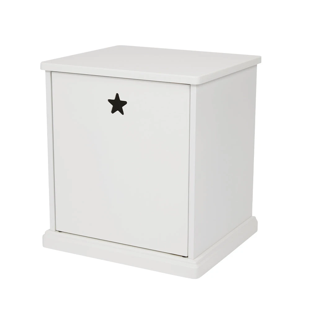 Star Bright Bedside Table, Bright White 5 Star Bright Bedside Table, Bright White - Image 3