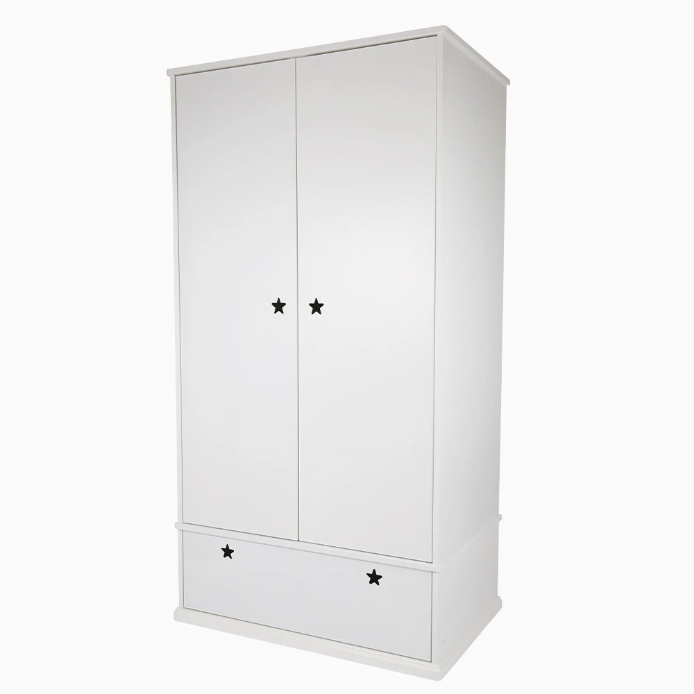 Star Bright Wardrobe, Bright White 3 Star Bright Wardrobe, Bright White