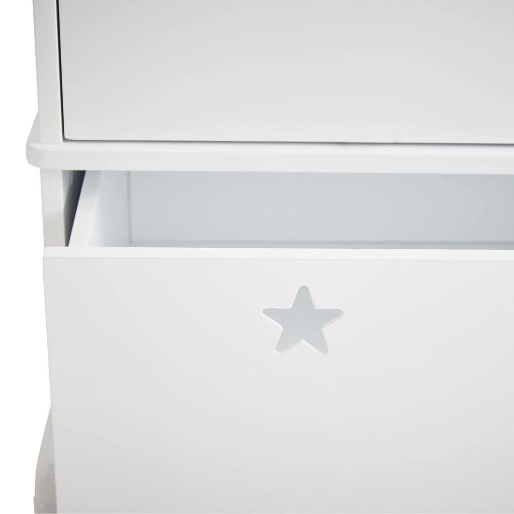 Star Bright Wardrobe, Bright White 6 Star Bright Wardrobe, Bright White - Image 4