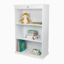 Star Bright Wooden Bookcase, White -Great Little Trading Co l5367 1