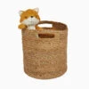 Jute Storage Basket, Natural 2 Jute Storage Basket, Natural -Great Little Trading Co l5375 1