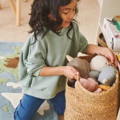 Jute Storage Basket, Natural -Great Little Trading Co l5375 6