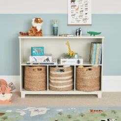 Jute Storage Basket, Ivory & Natural -Great Little Trading Co l5376 6