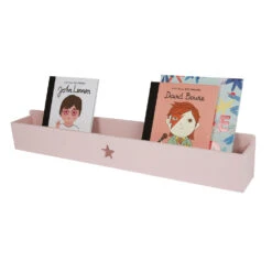 Star Book Ledge Wall Shelf, Blossom Pink -Great Little Trading Co l5377 20