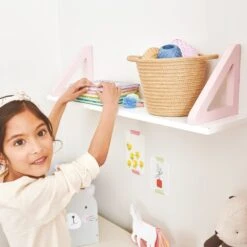 This Way That Way Floating Shelf, Blossom Pink 8 This Way That Way Floating Shelf, Blossom Pink -Great Little Trading Co l5378 4