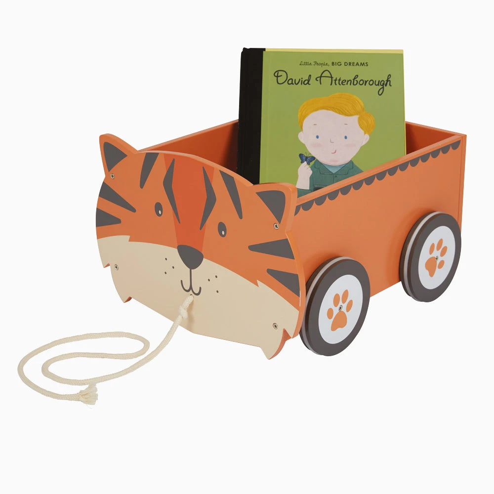 Animal Book Cart, Tiger 3 Animal Book Cart, Tiger