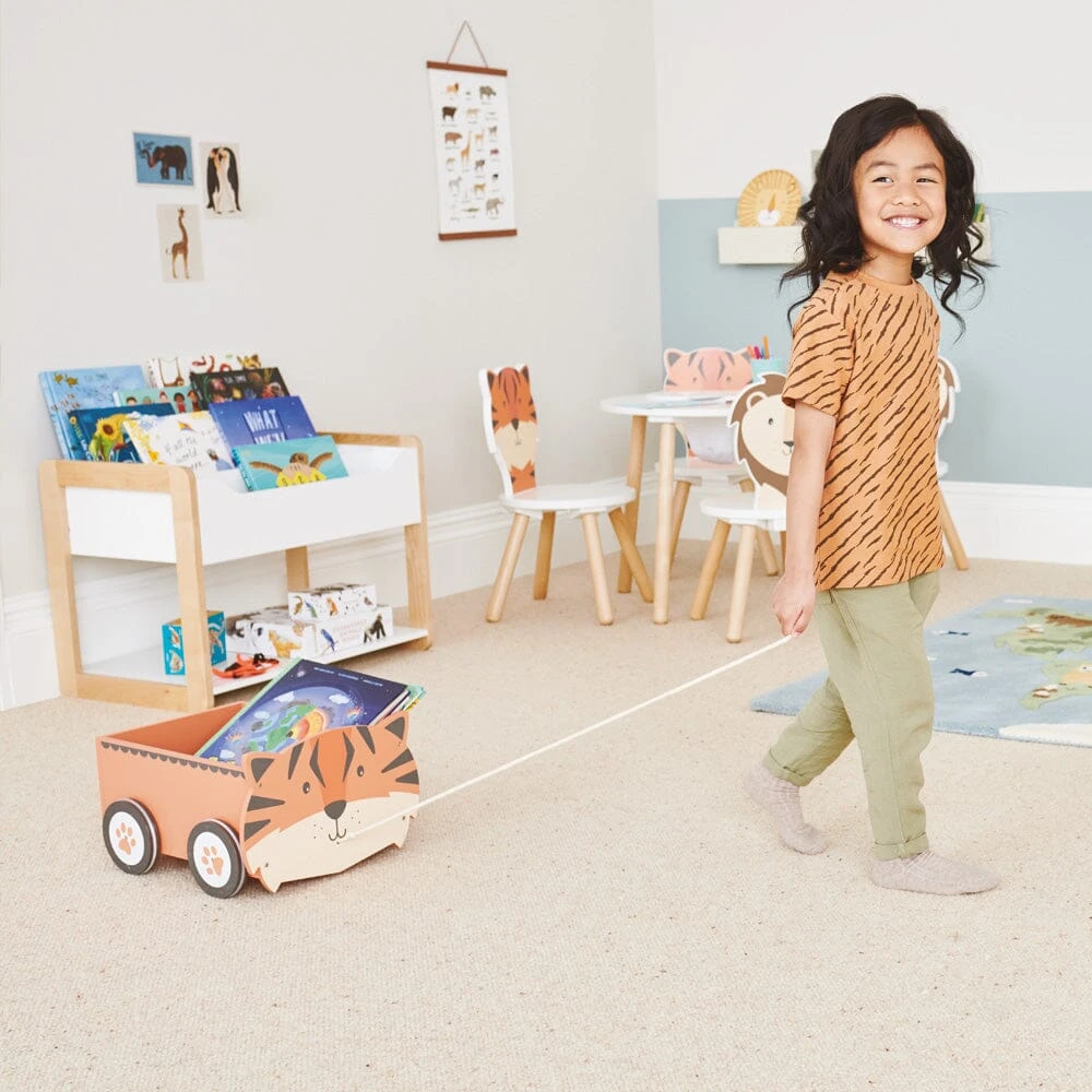 Animal Book Cart, Tiger 6 Animal Book Cart, Tiger - Image 4