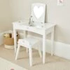 Sweetheart Dressing Table & Stool, White -Great Little Trading Co l5417 1