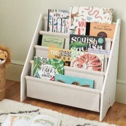 Sling Fabric Bookcase, Natural