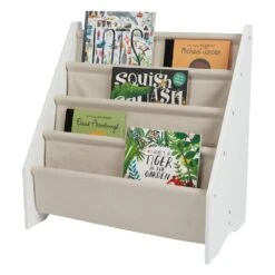 Sling Fabric Bookcase, Natural -Great Little Trading Co l5423 20