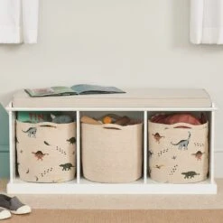 Woven Storage Basket, Dinosaur Explorer -Great Little Trading Co l5452 6