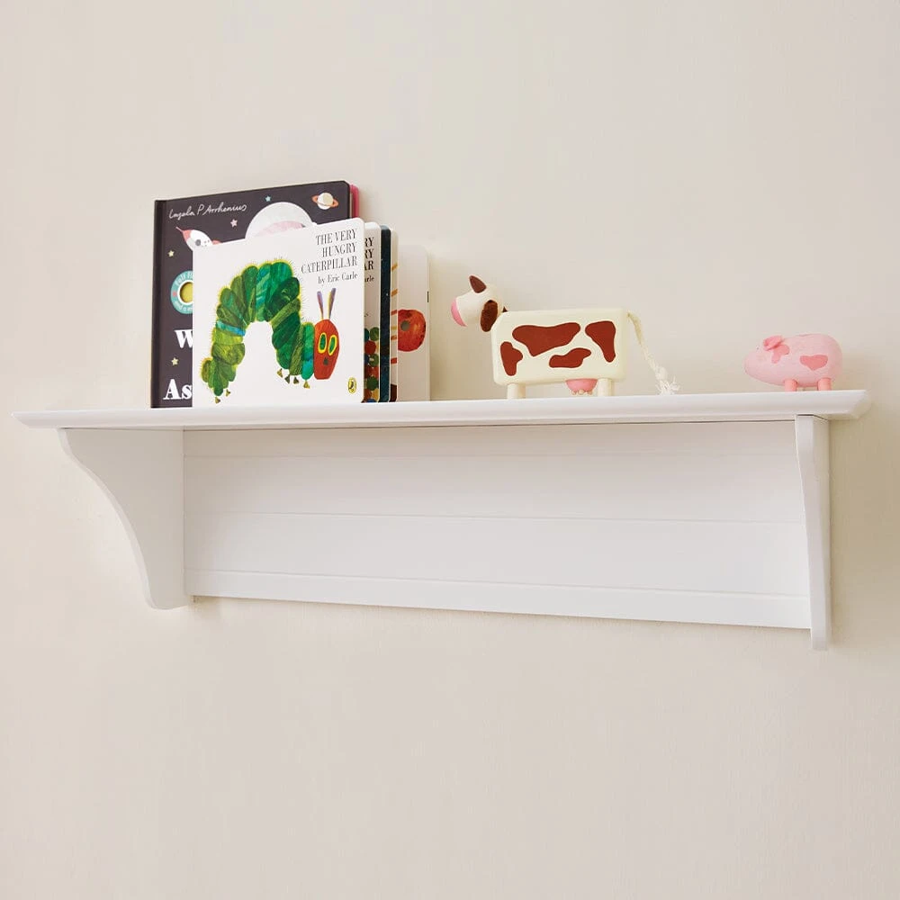 Any Which Way Wall Book Shelf, White 3 Any Which Way Wall Book Shelf, White