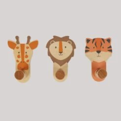 Animal Hooks, Safari 13 Animal Hooks, Safari -Great Little Trading Co l5460 20