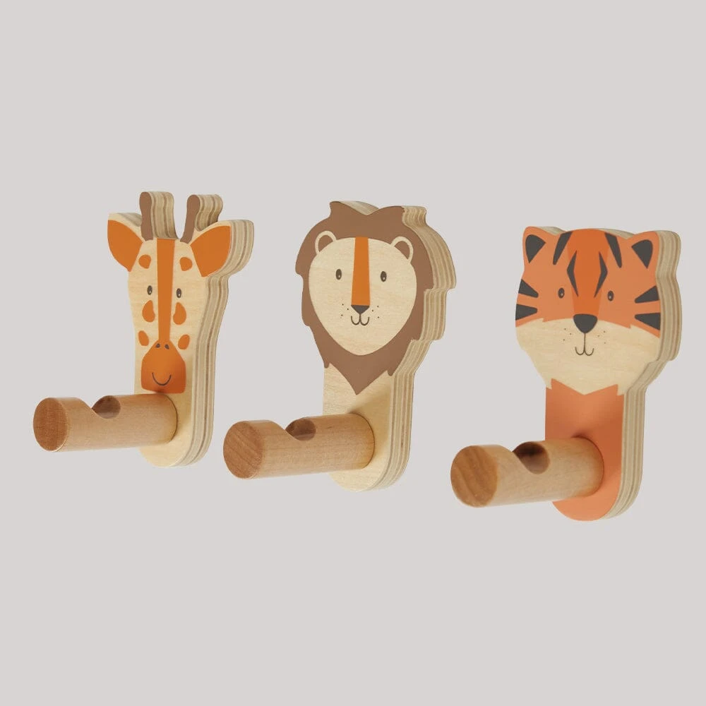 Animal Hooks, Safari 6 Animal Hooks, Safari - Image 4